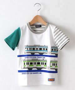 【プラレールコラボ】後ろボーダーTシャツ