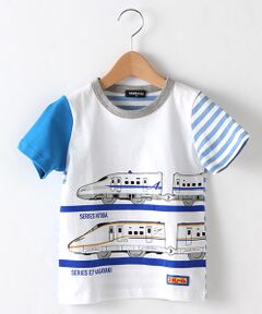 【プラレールコラボ】後ろボーダーTシャツ