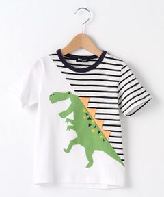 恐竜切り替えTシャツ
