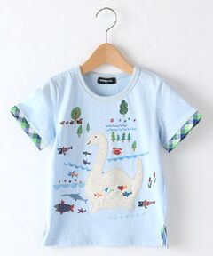 コロボックルコラボ 湖の中Tシャツ