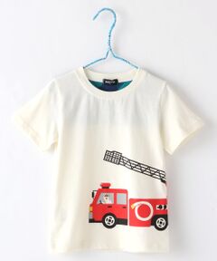 働く車プリントTシャツ