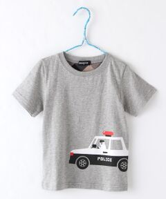 働く車プリントTシャツ