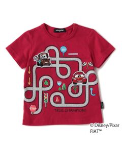 【DISNEY/PIXAR】 カーズデザイン 道路プリントTシャツ