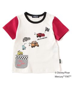 【DISNEY/PIXAR】 カーズデザイン フラッグリンガーTシャツ