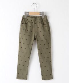 kladskap / クレードスコープ チノ・ワークパンツ | 車総柄九分丈テーパードパンツ