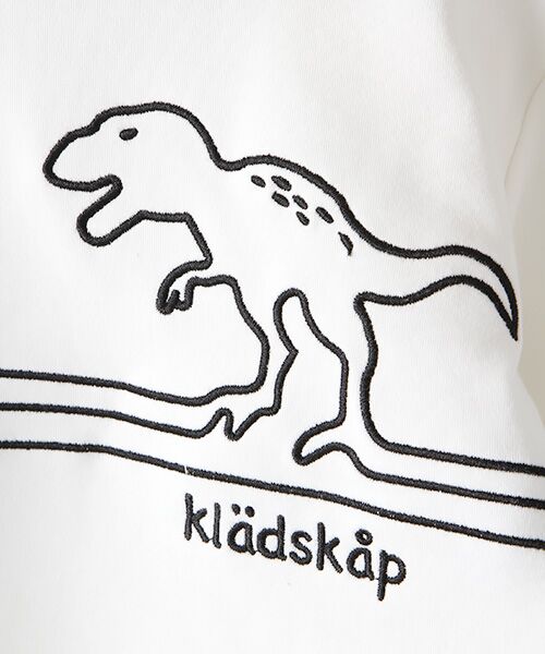 kladskap / クレードスコープ Tシャツ | 恐竜ライン刺しゅうTシャツ | 詳細1