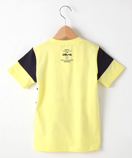 セール】 【プラレールコラボ】 4種類乗り物袖配色切り替えTシャツ （T