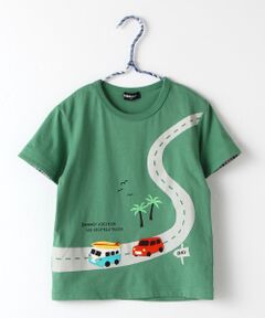 車×道路Tシャツ