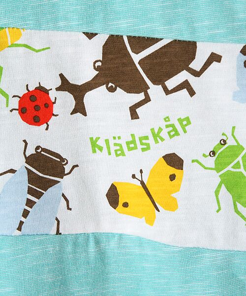 kladskap / クレードスコープ Tシャツ | 虫柄切り替えTシャツ | 詳細6