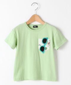 胸ポケットサングラスTシャツ