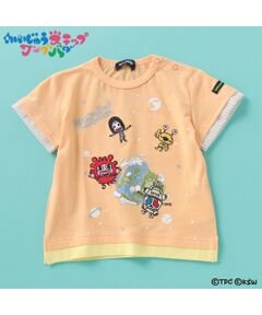 【かいじゅうステップ ワンダバダ】 キャラクター刺しゅう切り替えTシャツ