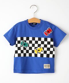 チェッカーフラッグカーレースTシャツ