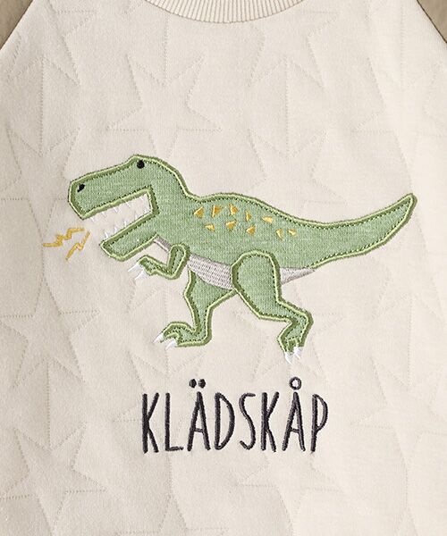 kladskap / クレードスコープ スウェット | 星キルティング恐竜トレーナー | 詳細5