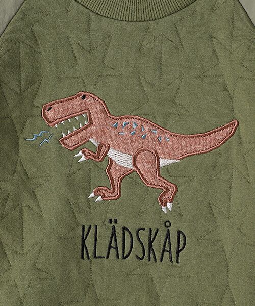 kladskap / クレードスコープ スウェット | 星キルティング恐竜トレーナー | 詳細6