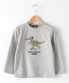 抗菌防臭 背びれつきスケボーザウルスTシャツ