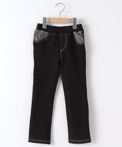 kladskap / クレードスコープ その他パンツ | ミニ裏毛 ギンガムポケットカットストレートパンツ