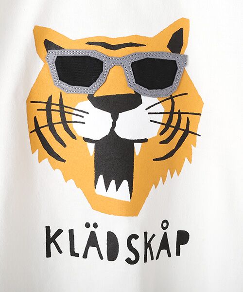 kladskap / クレードスコープ Tシャツ | 抗菌防臭 グラサンタイガーラグランTシャツ | 詳細4