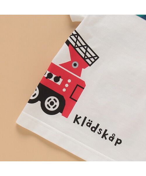 kladskap / クレードスコープ Tシャツ | 吸水速乾 接触冷感 働く車プリントバック切り替えTシャツ | 詳細7