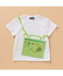 接触冷感 虫かごトロンプルイユTシャツ