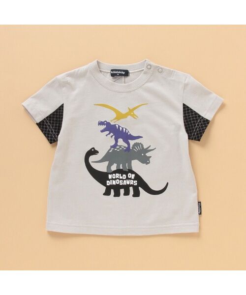 kladskap / クレードスコープ Tシャツ | 4段恐竜半袖Tシャツ | 詳細10