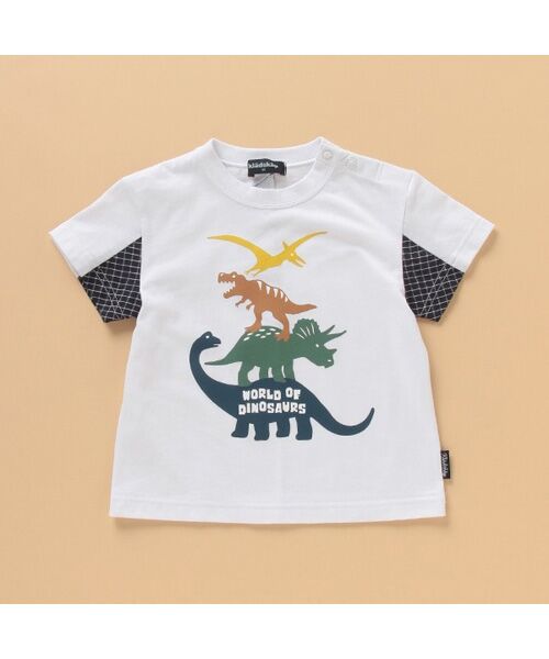 4段恐竜半袖Tシャツ
