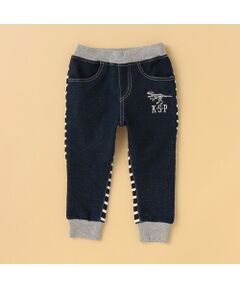 kladskap / クレードスコープ その他パンツ | 恐竜刺しゅう前後切替裾リブパンツ