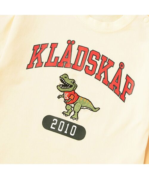 kladskap / クレードスコープ カットソー | ロゴ×恐竜5分袖Tシャツ | 詳細6