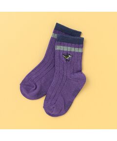 kladskap / クレードスコープ ソックス | ワンポイント刺しゅうクルーソックス