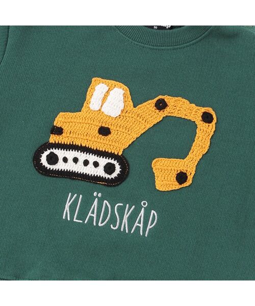kladskap / クレードスコープ スウェット | 乗り物編みモチーフトレーナー | 詳細3