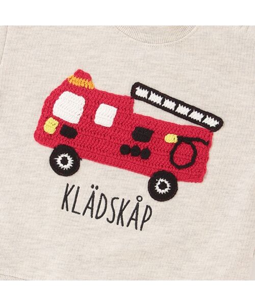 kladskap / クレードスコープ スウェット | 乗り物編みモチーフトレーナー | 詳細4