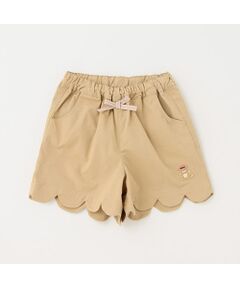 kladskap / クレードスコープ その他パンツ | クマ刺しゅうスカラップ4分丈パンツ