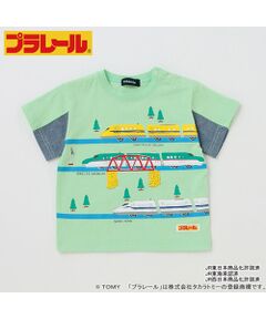 【プラレール】手書き風半袖Tシャツ