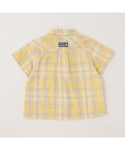 kladskap / クレードスコープ Tシャツ | 虫ワンポイントチェック半袖シャツ | 詳細1