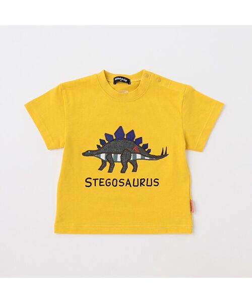 セール】 恐竜アップリケ半袖Tシャツ （Tシャツ）｜kladskap