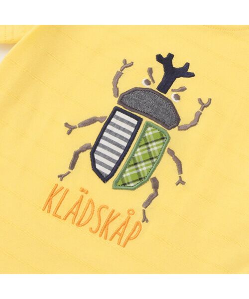 kladskap / クレードスコープ ベビー・キッズウエア | 昆虫アップリケ半袖Tシャツ | 詳細6