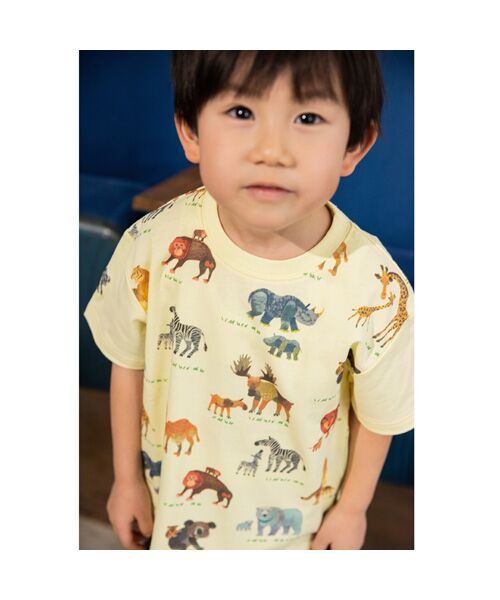 セール】 【科博】動物柄半袖Tシャツ （ベビー・キッズウエア