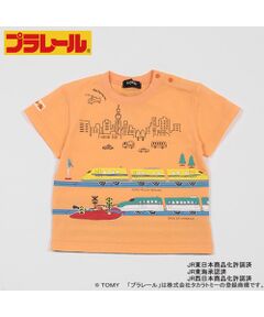 【プラレール】手書きタッチ半袖Tシャツ