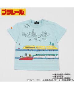 【プラレール】手書きタッチ半袖Tシャツ