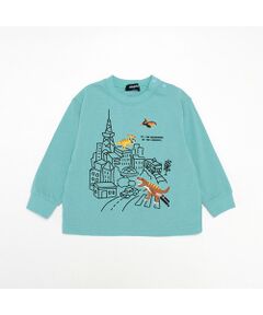 旅ザウルス長袖Tシャツ