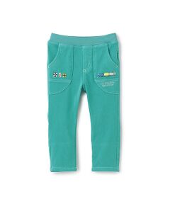 kladskap / クレードスコープ その他パンツ | 電車刺しゅうﾛﾝｸﾞ丈ｽﾄﾚｰﾄﾊﾟﾝﾂ