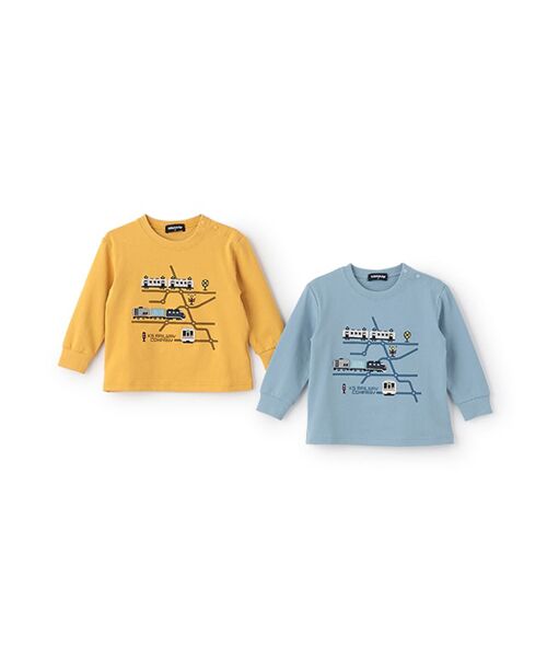 kladskap / クレードスコープ Tシャツ | 電車マップ長袖Tシャツ | 詳細10