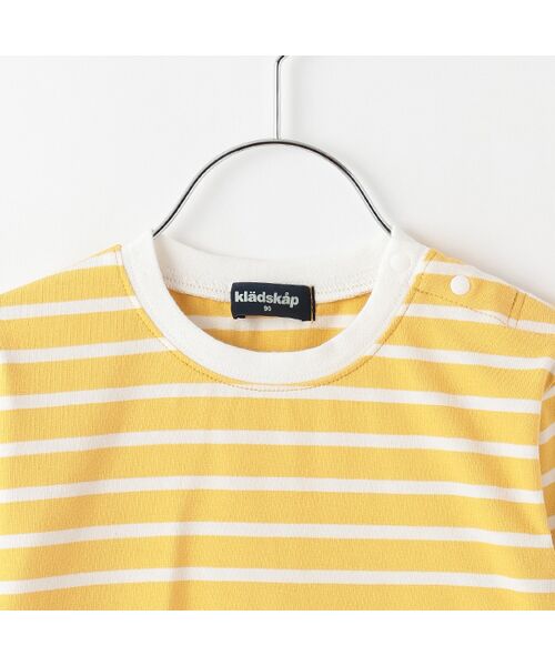 kladskap / クレードスコープ Tシャツ | ポケットからロボットボーダー長袖Tシャツ | 詳細2