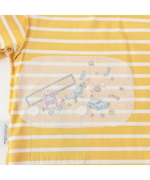 kladskap / クレードスコープ Tシャツ | ポケットからロボットボーダー長袖Tシャツ | 詳細5