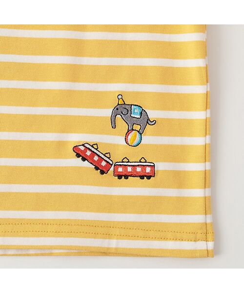 kladskap / クレードスコープ Tシャツ | ポケットからロボットボーダー長袖Tシャツ | 詳細7