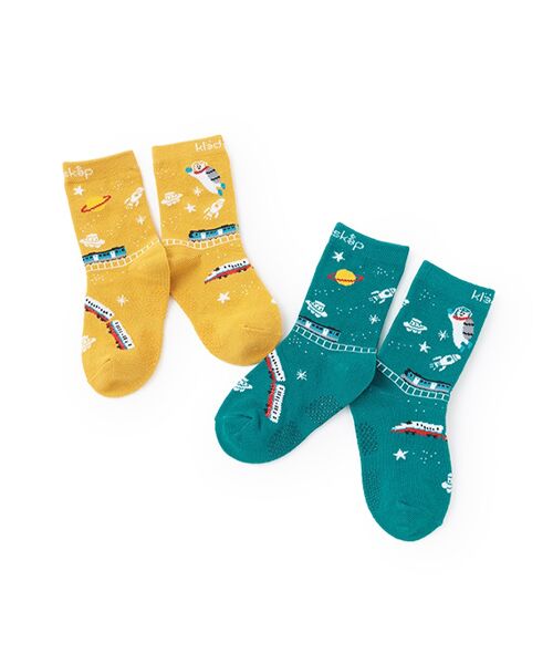 kladskap / クレードスコープ ソックス | 宇宙×電車柄クルーソックス | 詳細7