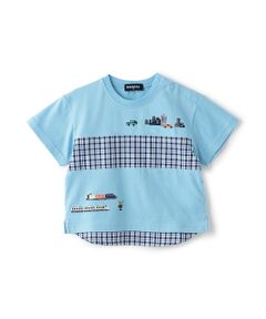 kladskap / クレードスコープ Tシャツ | 乗り物異素材切替半袖Tシャツ