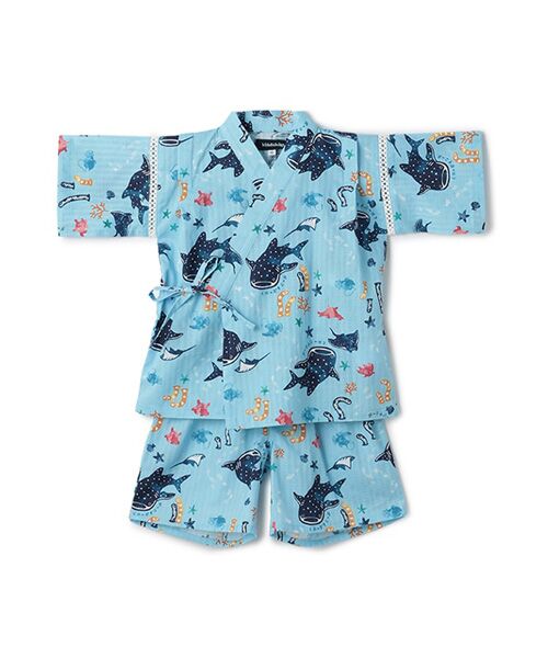 【T-ポイント5倍】 ｵｰｼｬﾝ柄甚平 （着物・浴衣・小物類）｜kladskap / クレード ミュージシャン