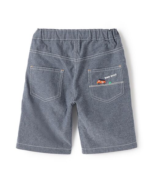 kladskap / クレードスコープ ショート・ハーフ・半端丈パンツ | 乗り物刺しゅう5分丈パンツ | 詳細1