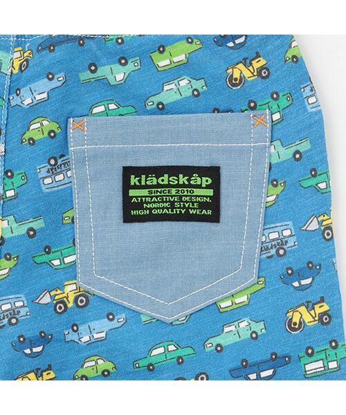 kladskap / クレードスコープ ショート・ハーフ・半端丈パンツ | 前後切替乗り物5分丈パンツ | 詳細8