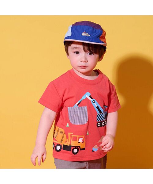 kladskap / クレードスコープ Tシャツ | 働く車半袖Tシャツ(アカ)